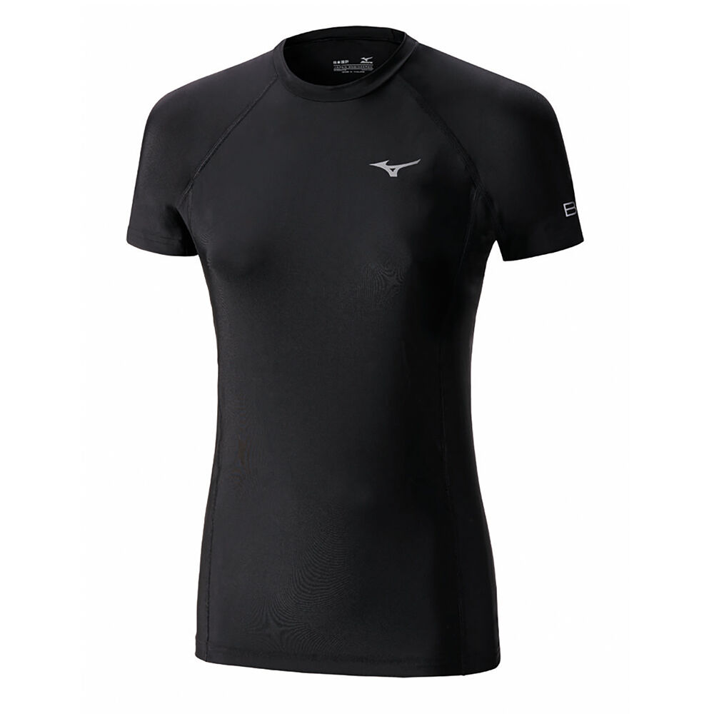 Mens Mizuno Bio Gear SS T-Shirts Black Philippines (EKHWUO560)